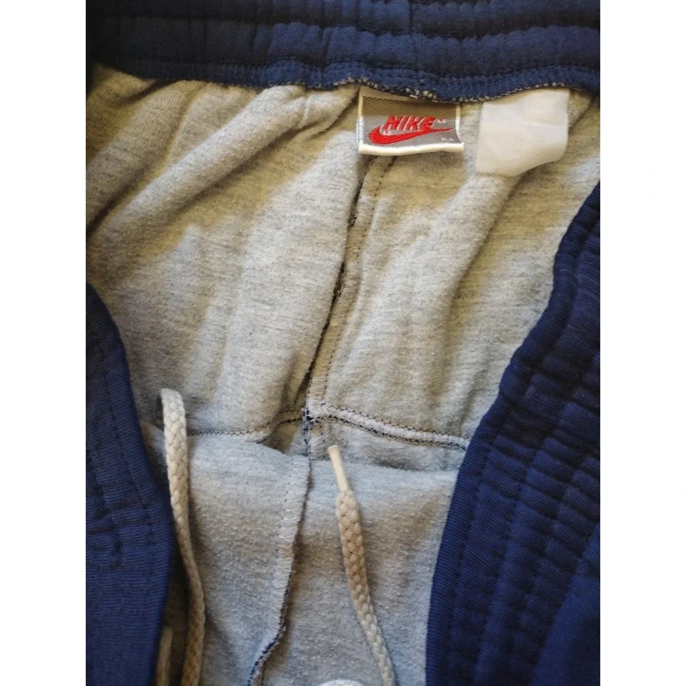 Vintage Nike Track Pants Mens Medium Blue 1980s 80s Athletic Break Dance‎ Lined